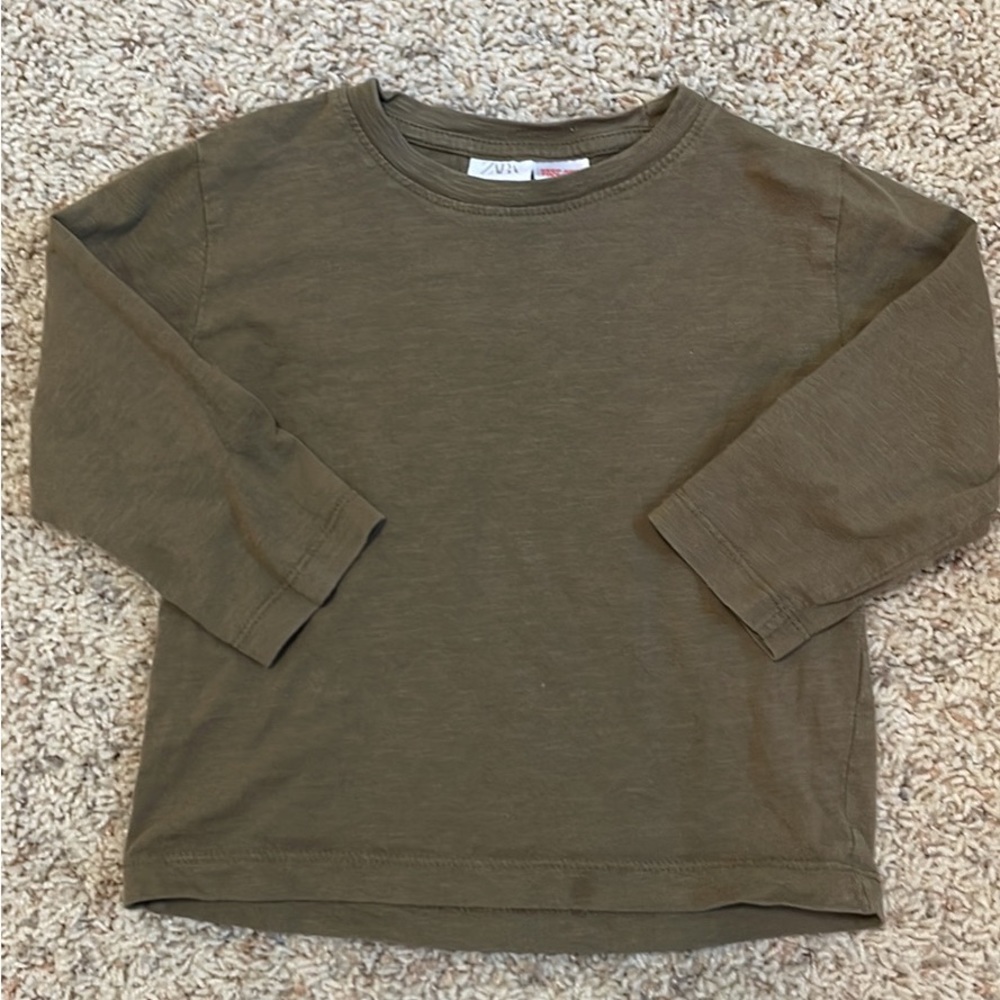 Zara long sleeve tee 18-24M
